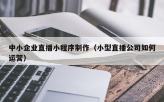灯塔中小企业直播小程序制作（小型直播公司如何运营）